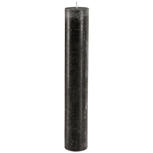 položky Velké svíčky Černé tyčinkové svíčky 50mm x 300mm 4 ks