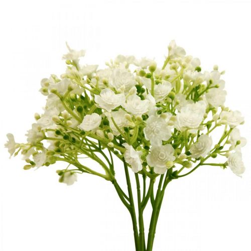 Floristik24 Gypsophila umělá bílá Gypsophila L30cm 6ks