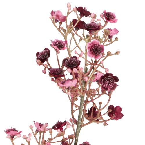 položky Gypsophila Umělý dětský dech Bordeaux 106 cm 2 ks