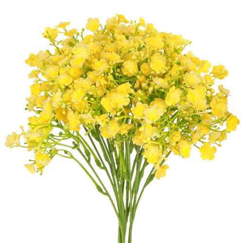 položky Gypsophila paniculate sádrovec bylina žluté květy L46cm 4 ks
