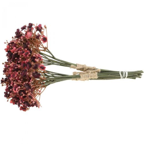položky Gypsophila umělé červené umělé květiny podzimní 29,5cm 18ks