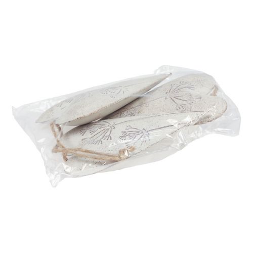 Floristik24 Závěsná dekorace dekorativní srdce vintage dekorace kov 11x7,5cm 3ks