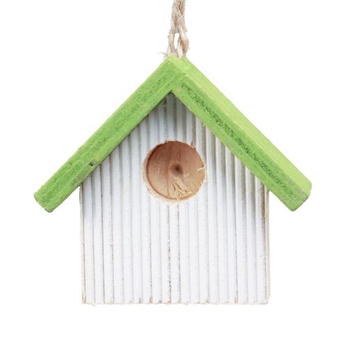 položky Závěsná dekorace jarní dekorace ptačí budka dekorace hnízdní budka 6,5cm 8 ks