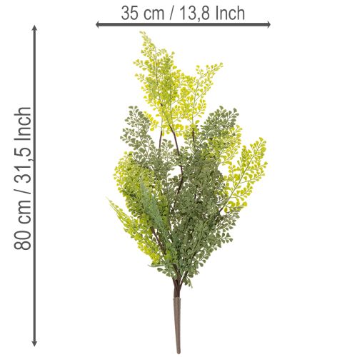 Umělá kapradina, jemná, do vázy, 80 cm | Floristik24.cz