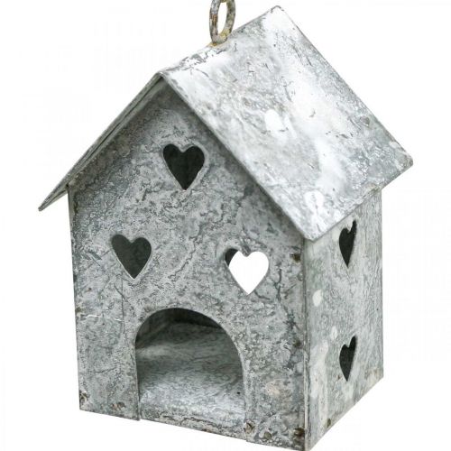 položky Vánoční přívěsek kovový domeček Shabby Chic H9,5cm 3 ks