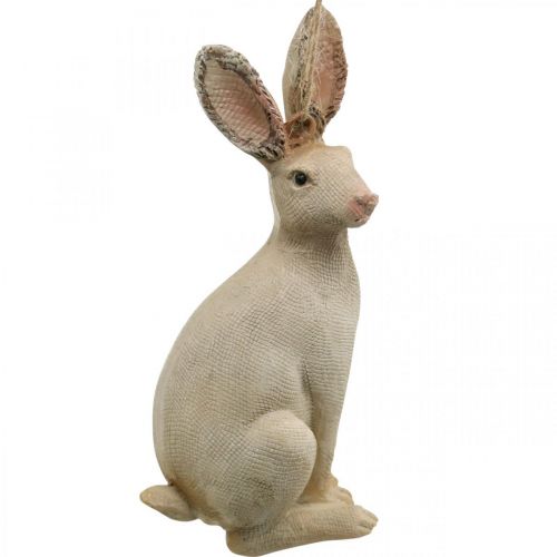 Figurka velikonočního zajíčka na zavěšení Velikonoční dekorace polyresin V9,5cm 4ks