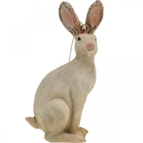 položky Figurka velikonočního zajíčka na zavěšení Velikonoční dekorace polyresin V9,5cm 4ks
