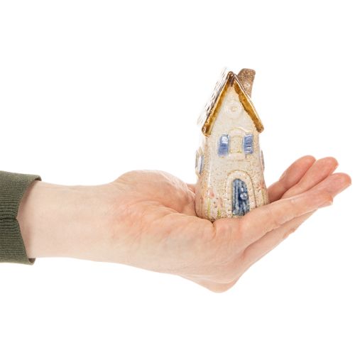 položky Keramická bytová dekorace do interiéru a květináčů. Ideální dárek. 10 cm, 3 kusy.