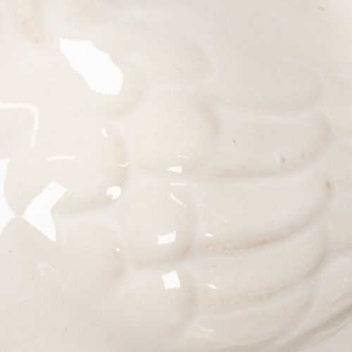 položky Figurka kuřete, lesklá glazura, pro moderní bytovou dekoraci, 17 cm, 2 kusy