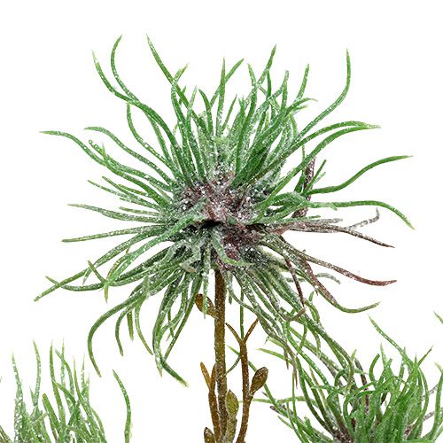 Floristik24 Větev z vilínu 44cm zelená, stříbrná 1ks