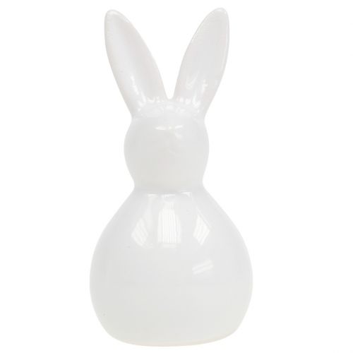 Zajíček keramický bílý 7,5cm 6ks | Floristik24.cz