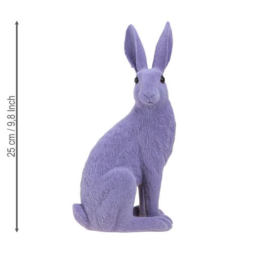 položky Zajíček sedící Velikonoční dekorace zajíček posetá šeřík 12×9×25cm