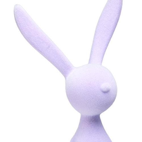 Floristik24 Edge Stolička Bunny Flocked Easter Bunny Seating – 2nd Choice – Lilac 56cm