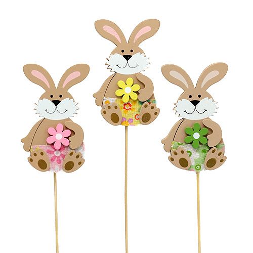 Floristik24 Bunny květina plug druh. 7,5cm L28cm 15ks