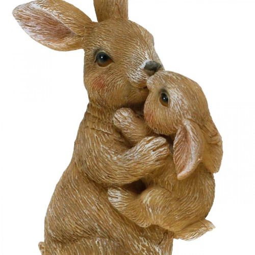 Floristik24 Králičí dekorace figurky králičí rodinka Velikonoční dekorace V11,5cm 2ks