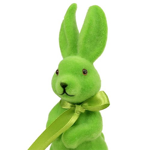 Floristik24 Ozdobný zajíček seskupený na špejli, různé 15cm, 6ks