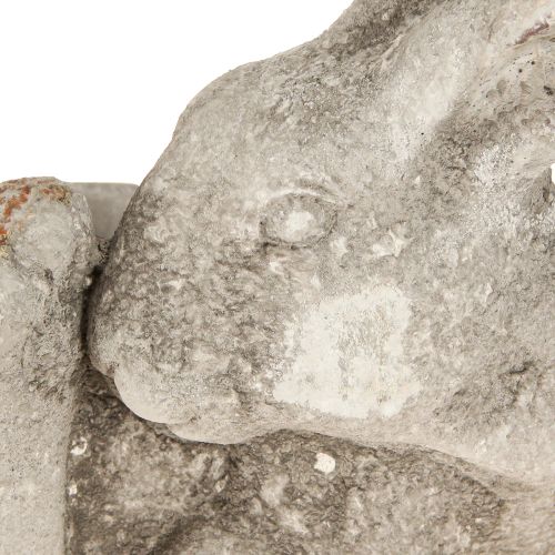 položky Králík dekorativní betonový květináč antický šedý 33,5x17x29,5cm