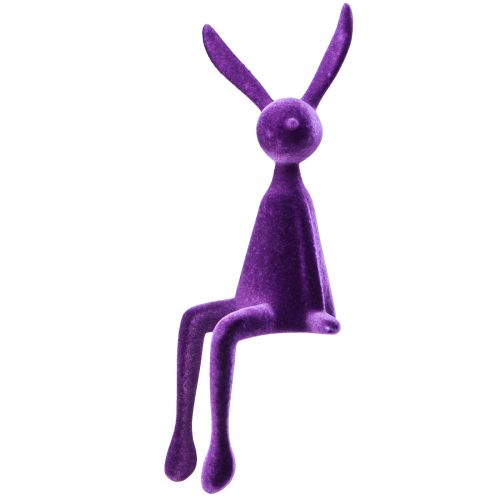 položky Stolička Bunny Edge Stolička Easter Bunny Flocked Purple Lilac – 2. volba – 28 cm 3 ks