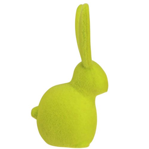 položky Malí sedící velikonoční zajíčci, barevně vločkovaní – druhá volba – 13cm, 8 kusů