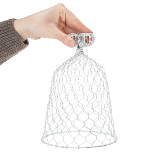 položky Drátěný zvonek z vintage dřeva pro rustikální stolní dekorace ve venkovském stylu, 23 cm