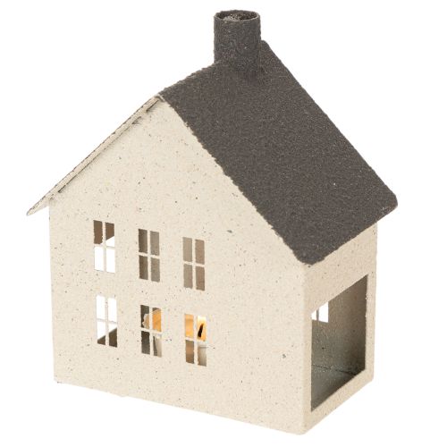 Kovová lucerna s lampionem 16 cm | Floristik24.cz