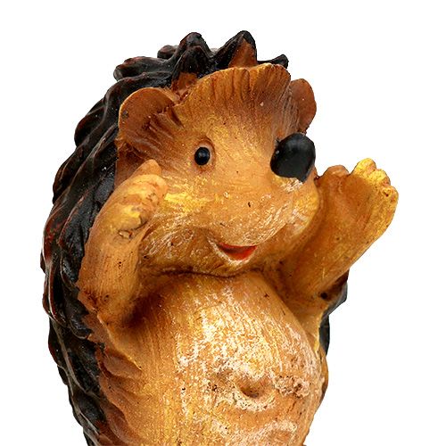Floristik24 Podzimní dekorace ježek mix 6cm hnědá 6ks