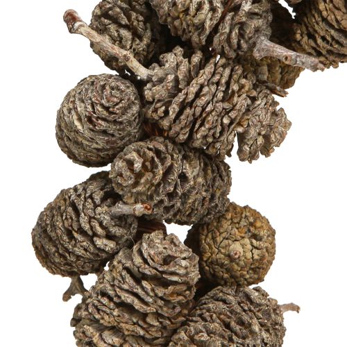 položky Dekorace srdce kužel srdce olšový kužel bílý 24cm
