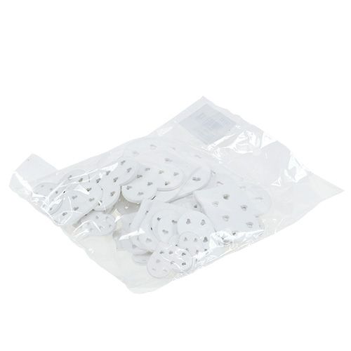 položky Srdce mix bílé 3,3cm - 7cm 54ks