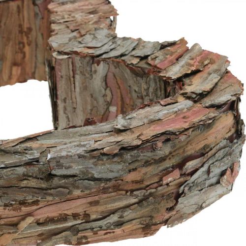 položky Deco srdce dřevo borová kůra 40×32cm