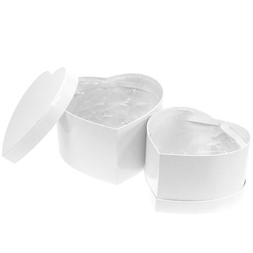 Květinový truhlík ve tvaru srdce 18/20 cm 2ks