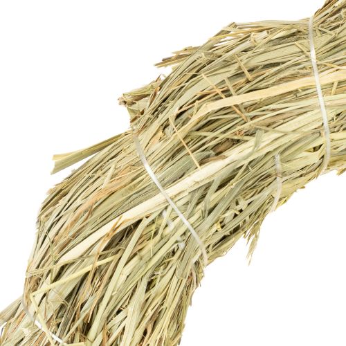 položky Věnce ze sena, přírodní dekorace, sada 5 kusů, věnec pro kutily, 21-22 cm