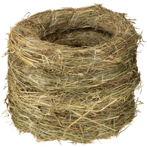 položky Věnce ze sena, přírodní dekorace na stůl, věnec na dveře, 26-27 cm, 5 kusů