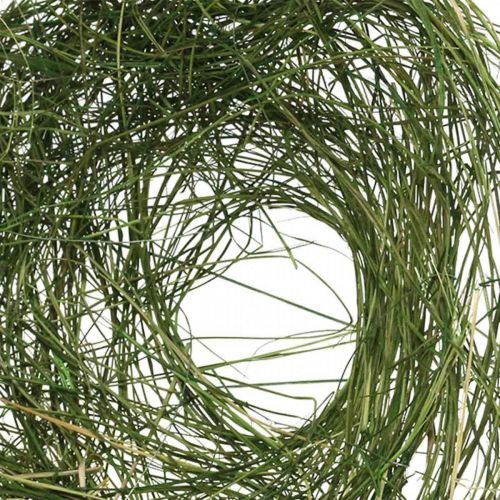 Floristik24 Grass manžeta zelená pštrosí manžeta jarní dekorace Ø20cm 6ks