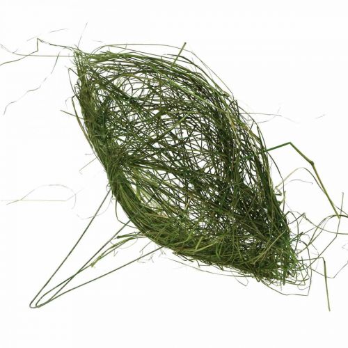 Floristik24 Grass manžeta zelená pštrosí manžeta jarní dekorace Ø20cm 6ks