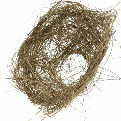Floristik24 Manžetová kytice přírodní seno manžeta Ø20cm 6ks