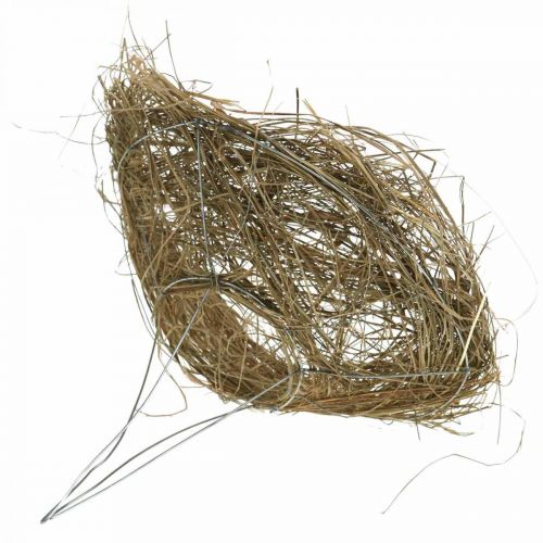 Floristik24 Manžetová kytice přírodní seno manžeta Ø20cm 6ks
