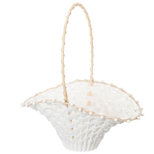 Svatební květinový košík pro dívky 24cm x 17cm nakoupit | Floristik24.cz