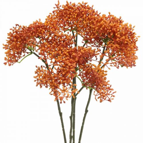 Bezinka Pomerančová větev umělá květina 52cm 4ks