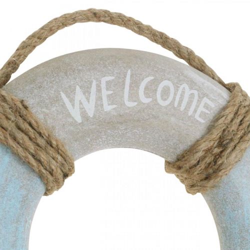 Floristik24 Námořní Deco Záchranný kruh Deco Nautical Wood Deco Ø30cm