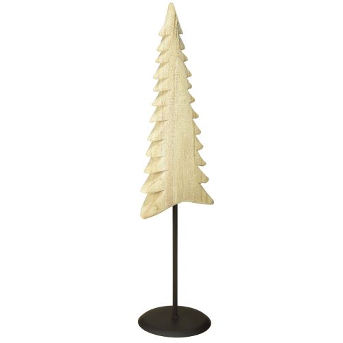 Floristik24 Dřevěný vánoční stromeček Vánoční dekorace Paulownia přírodní V54cm