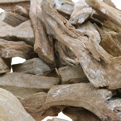 položky Kořenové dřevo deco dřevo prané bílé, natur 4-12cm 450g