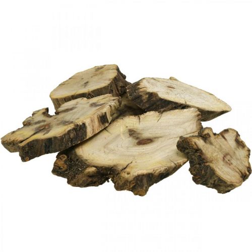 Dřevěné kotouče deco root wood posyp dekorace dřevo 3-8cm 500g