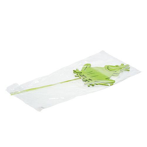 položky Dřevěná žába na špejli 30cm L62,5cm 2ks.