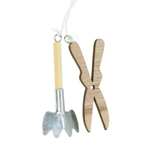 Floristik24 Dřevěný věšák zahradního nářadí 5ks