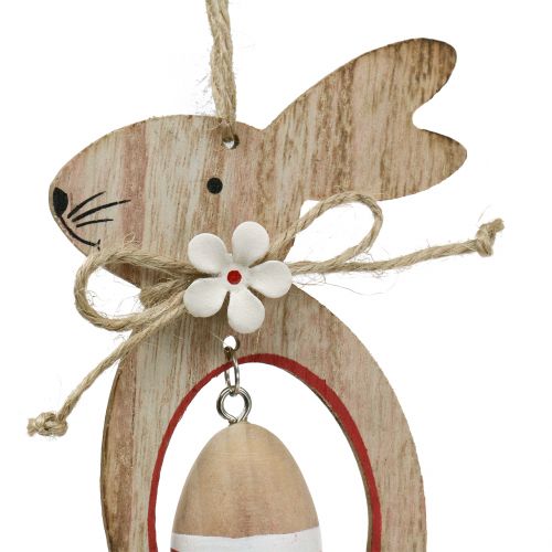 položky Velikonoční zajíčci ze dřeva k zavěšení s kraslicemi 12cm - 14,5cm 4ks