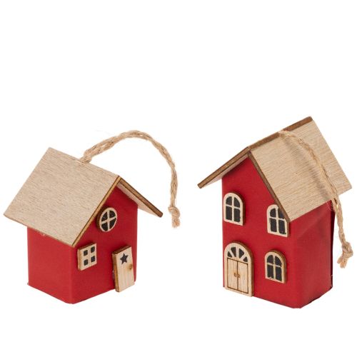 Sada závěsných bytových dekorací, skandinávský styl, 7 cm, 6 kusů | Floristik24.cz