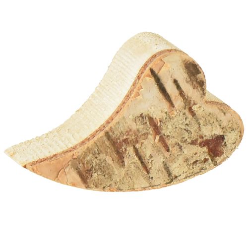 položky Dřevěná srdíčka s březovou kůrou Březová srdíčka 3–4cm 30 ks
