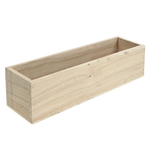 Floristik24 Dřevěná krabička přírodní 32cm x 9cm V8,5cm