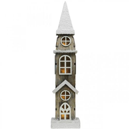 položky Věž světelného domu ze dřeva Věž vánočního kostela V45cm