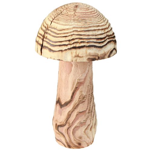 položky Dřevěná houba na postavení dekorativní houba dřevo Paulownia Ø15cm V28cm